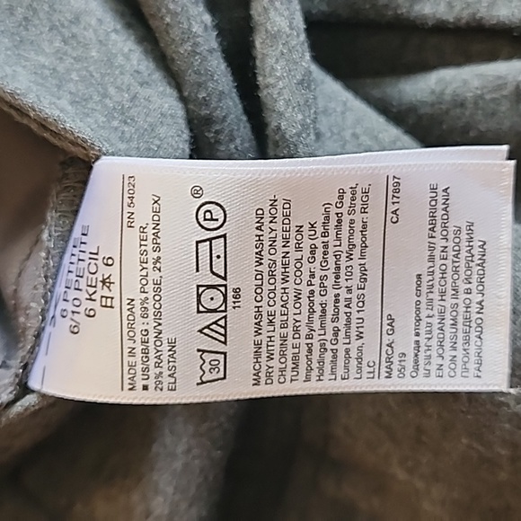 Gap high rise wide-leg pants - Picture 6 of 6